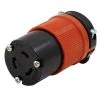NEMA L5-20R 20 Amp 125-Volt 3-Prong Assembly Locking Female Connector by AC WORKS -AC WORKS Shop black orange ac works electrical plugs connectors asl520r 64 1000