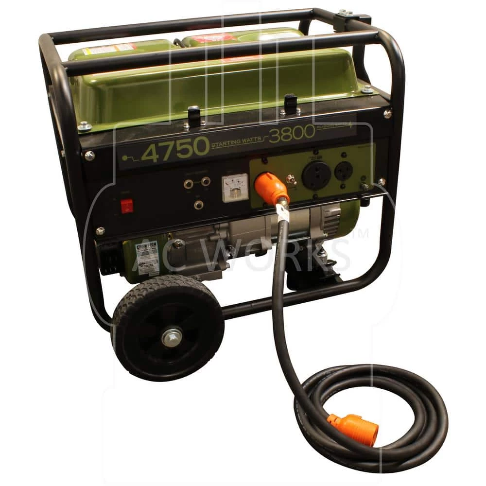 AC Connectors 10 ft. 10/4 Heavy Duty SOOW L14-30 30 Amp 125/250-Volt Generator Rubber Extension Cord by AC WORKS 7 AC Connectors 10 ft. 10/4 Heavy Duty SOOW L14-30 30 Amp 125/250-Volt Generator Rubber Extension Cord by AC WORKS - Image 5