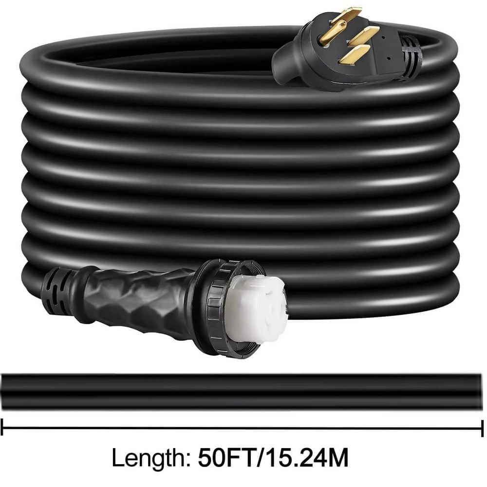RV Shore Power Extension Cord 50 ft. 50 Amp Heavy-Duty Twist Lock Cord 50 Amp RV Replacement Cord UL Approved by VEVOR 9 RV Shore Power Extension Cord 50 ft. 50 Amp Heavy-Duty Twist Lock Cord 50 Amp RV Replacement Cord UL Approved by VEVOR - Image 7