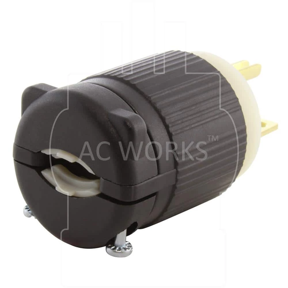 20 Amp 125-Volt NEMA 5-20P 3-Prong Industrial Heavy Duty Grade Male Plug by AC WORKS 7 20 Amp 125-Volt NEMA 5-20P 3-Prong Industrial Heavy Duty Grade Male Plug by AC WORKS - Image 5