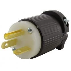 20 Amp 250-Volt NEMA 6-20P 3-Prong Industrial Grade Have Duty Male Plug by AC WORKS