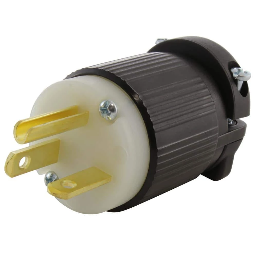 20 Amp 250-Volt NEMA 6-20P 3-Prong Industrial Grade Have Duty Male Plug by AC WORKS 3 20 Amp 250-Volt NEMA 6-20P 3-Prong Industrial Grade Have Duty Male Plug by AC WORKS