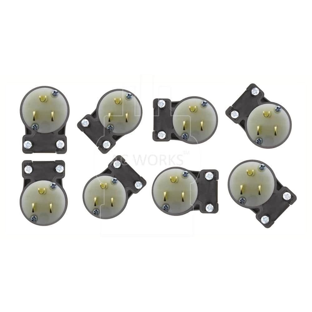 15 Amp 125-Volt NEMA 5-15P 3-Prong All Angles Elbow Household Male Plug by AC WORKS 10 15 Amp 125-Volt NEMA 5-15P 3-Prong All Angles Elbow Household Male Plug by AC WORKS - Image 8