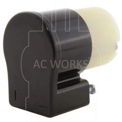 15 Amp 125-Volt NEMA L5-15R 3-Prong All Angles Elbow Locking Female Connector by AC WORKS -AC WORKS Shop black white ac works electrical plugs connectors asel515r 1f 1000