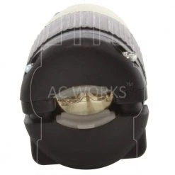 15 Amp 125-Volt NEMA L5-15R 3-Prong Industrial Grade Locking Female Connector by AC WORKS -AC WORKS Shop black white ac works electrical plugs connectors asl515r 1f 1000