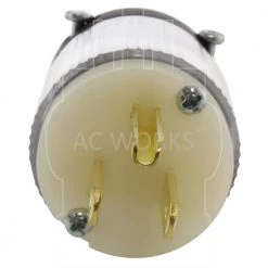 15 Amp 125-Volt NEMA 5-15P 3-Prong Household Male Plug With Power Indicator by AC WORKS 10 15 Amp 125-Volt NEMA 5-15P 3-Prong Household Male Plug With Power Indicator by AC WORKS -AC WORKS Shop clear ac works electrical plugs connectors as515pl 4f 1000
