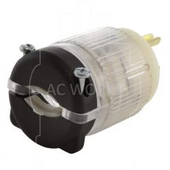 NEMA 5-15P 15 Amp 125-Volt Medical/Hospital Grade Plug with UL C-UL Approval by AC WORKS -AC WORKS Shop clear ac works electrical plugs connectors asmd515p cl 44 1000