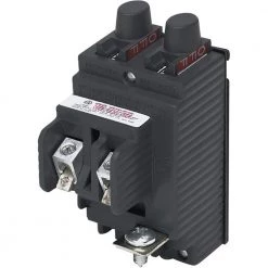 New UBIP Twin 15 Amp/20 Amp 1-Pole Pushmatic Replacement Circuit Breaker by Connecticut Electric