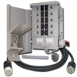30-Amp 10-Circuits G2 Manual Transfer Switch Kit by Connecticut Electric
