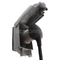 Electric Vehicle Charging Adapter for Tesla Use (20 Amp 250-Volt L6-20 Locking Plug to Tesla) by AC WORKS -AC WORKS Shop gray ac works plug adapters evl620ss 31 1000