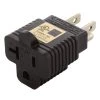 Plug Adapter 15 Amp Household Plug to 20 Amp T-Blade Female Outlet Adapter (NEMA 5-15P to 5-15/20R) by AC WORKS 2 Plug Adapter 15 Amp Household Plug to 20 Amp T-Blade Female Outlet Adapter (NEMA 5-15P to 5-15/20R) by AC WORKS -AC WORKS Shop gray ac works plug adapters m515520 64 1000