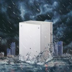 720 cu. in. Electrical Box NENA 4X IP66 Wall Mount Junction Outlet Box 12x10x6 Stainless Steel 1-Gang 4 Knockouts by VEVOR -AC WORKS Shop gray vevor boxes brackets dqx304bxg12106001v0 fa 1000