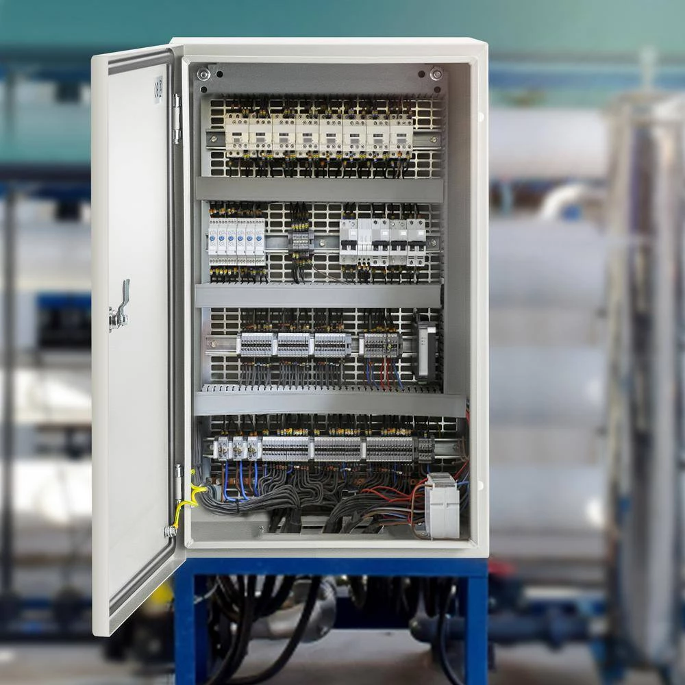 Electrical Box 20 in. x 12 in. x 10 in. NEMA 4X Steel Enclosure Reinforced Lock & Hinge Junction Box with Mounting Plate by VEVOR 10 Electrical Box 20 in. x 12 in. x 10 in. NEMA 4X Steel Enclosure Reinforced Lock & Hinge Junction Box with Mounting Plate by VEVOR - Image 8