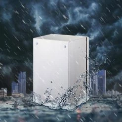 576 cu. in. Electrical Box NENA 4X IP66 Wall Mount Junction Switch Outlet Box 12x8x6 Stainless Steel Screw Cover 1-Gang by VEVOR -AC WORKS Shop gray vevor weatherproof boxes dqx304bxg12860001v0 fa 1000