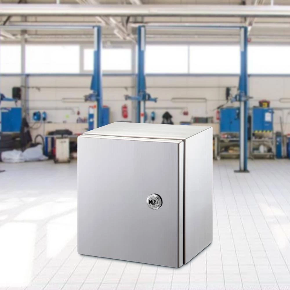 2048 cu. in. Electrical Box NENA 4X IP66 Wall Mount Junction Outlet Box 16x16x8 Stainless Steel 1-Gang 4 Knockouts by VEVOR 10 2048 cu. in. Electrical Box NENA 4X IP66 Wall Mount Junction Outlet Box 16x16x8 Stainless Steel 1-Gang 4 Knockouts by VEVOR - Image 9