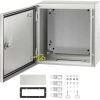 Electrical Box 12 in. x 12 in. x 6 in. IP66 Waterproof NEMA 4X Steel Electrical Junction Box with Mounting Plate, Gray by VEVOR -AC WORKS Shop gray vevor weatherproof boxes dqxjstcfs30x30x15v0 64 1000