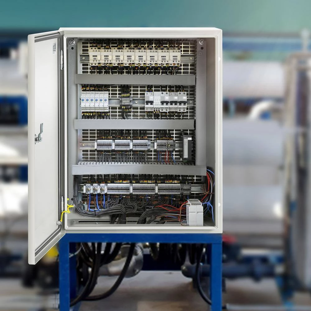 Electrical Box 20 in. x 16 in. x 8 in. Outdoor Steel Enclosure IP66 Grade Electrical Junction Box with Mounting Plate by VEVOR 10 Electrical Box 20 in. x 16 in. x 8 in. Outdoor Steel Enclosure IP66 Grade Electrical Junction Box with Mounting Plate by VEVOR - Image 8