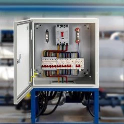 Electrical Box 20 in. x 20 in. x 6 in. NEMA 4X Steel Enclosure IP66 Waterproof & Dustproof Electrical Junction Box, Gray by VEVOR -AC WORKS Shop gray vevor weatherproof boxes dqxjstcfs50x50x15v0 31 1000