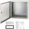 Electrical Box 20 in. x 20 in. x 6 in. NEMA 4X Steel Enclosure IP66 Waterproof & Dustproof Electrical Junction Box, Gray by VEVOR -AC WORKS Shop gray vevor weatherproof boxes dqxjstcfs50x50x15v0 64 1000