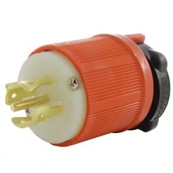 NEMA 20 Amp 3-Phase 120/208-Volt 3PY 5-Wire Locking Male Plug with UL C-UL Approval by AC WORKS