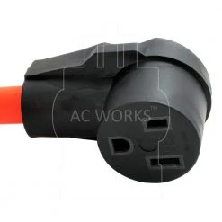 8/3 STW 25 ft. 6-50 Anti-Cold Weather Welder Extension Cord by AC WORKS -AC WORKS Shop orange ac works general purpose cords wd650pr 025 1f 1000