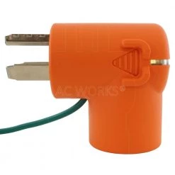 Dryer Adapter 3-Prong 30 Amp Dryer Plug to 4-Prong Dryer Female Connector Adapter by AC WORKS -AC WORKS Shop orange ac works plug adapters ad10301430 76 1000