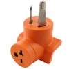 30 Amp 3-Prong 10-30P Dryer Plug to 6-20R 20 Amp 250-Volt HVAC/Power Tools Adapter by AC WORKS -AC WORKS Shop orange ac works plug adapters ad1030620 64 1000