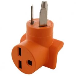 30-Amp 10-30 3-Prong Dryer Plug to 6-30R 30-Amp 250-Volt Commerical HVAC Female Adapter by AC WORKS