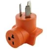 NEMA 6-20R 15 Amp/20 Amp 250-Volt T-Blade Connector to NEMA 10p-50p 50 Amp 3-Prong Plug by AC WORKS 2 NEMA 6-20R 15 Amp/20 Amp 250-Volt T-Blade Connector to NEMA 10p-50p 50 Amp 3-Prong Plug by AC WORKS -AC WORKS Shop orange ac works plug adapters ad1050620 64 1000