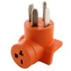 Dryer Outlet Adapter, 4-Prong Dryer 14-30P Plug to 15/20-Amp 250-Volt NEMA 6-20R HVAC/ Power Tools Adapter by AC WORKS 2 Dryer Outlet Adapter, 4-Prong Dryer 14-30P Plug to 15/20-Amp 250-Volt NEMA 6-20R HVAC/ Power Tools Adapter by AC WORKS -AC WORKS Shop orange ac works plug adapters ad1430620 64 1000