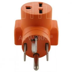 30 Amp 14-30 4-Prong Dryer Plug to 6-30R 30 Amp 250-Volt Commercial HVAC Female Adapter by AC WORKS 11 30 Amp 14-30 4-Prong Dryer Plug to 6-30R 30 Amp 250-Volt Commercial HVAC Female Adapter by AC WORKS -AC WORKS Shop orange ac works plug adapters ad1430630 4f 1000
