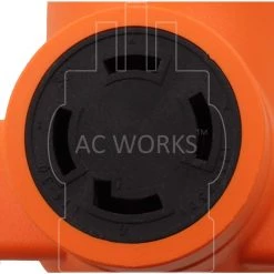 Dryer Outlet Adapter 4-Prong Dryer 14-30P Plug to 4-Prong Locking 30 Amp 125/250 L14-30R Adapter by AC WORKS 12 Dryer Outlet Adapter 4-Prong Dryer 14-30P Plug to 4-Prong Locking 30 Amp 125/250 L14-30R Adapter by AC WORKS -AC WORKS Shop orange ac works plug adapters ad1430l1430 1f 1000