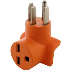 50 Amp 14-50 4-Prong Range/ Generator Plug to 6-30R 30 Amp 250-Volt Commercial HVAC Female Adapter by AC WORKS