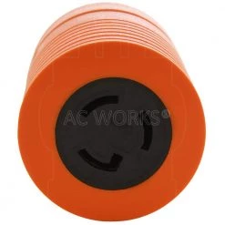 Locking Adapter Household 15 Amp 5-15P Plug to Locking 15 Amp L5-15R Female Connector by AC WORKS 11 Locking Adapter Household 15 Amp 5-15P Plug to Locking 15 Amp L5-15R Female Connector by AC WORKS -AC WORKS Shop orange ac works plug adapters ad515l515 1f 1000