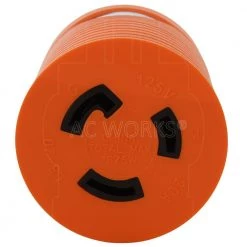 15 Amp Plug to Locking 20 Amp L5-20R Female Connector Household Locking Adapter by AC WORKS 14 15 Amp Plug to Locking 20 Amp L5-20R Female Connector Household Locking Adapter by AC WORKS -AC WORKS Shop orange ac works plug adapters ad515l520 1f 1000