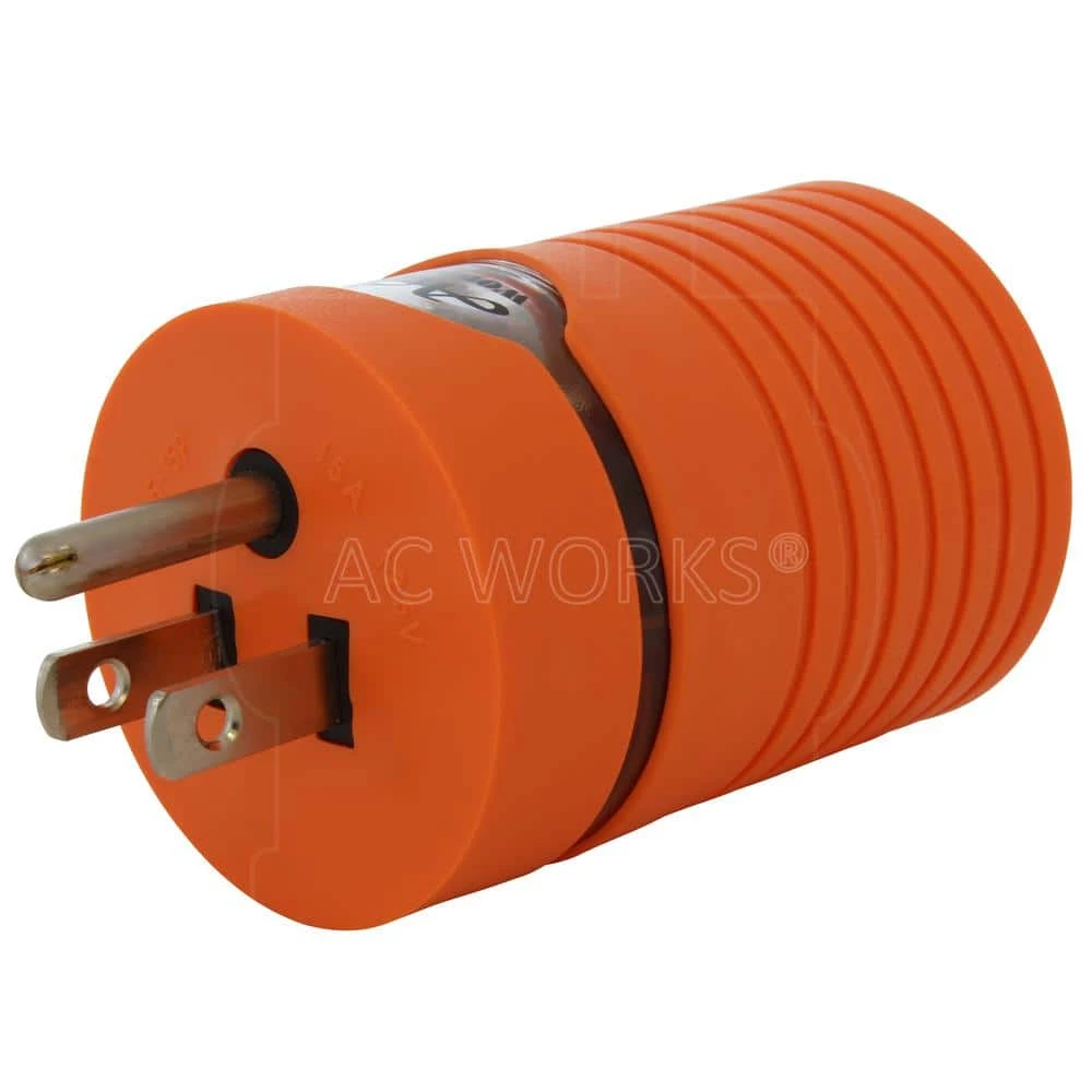 15 Amp Plug to Locking 20 Amp L5-20R Female Connector Household Locking Adapter by AC WORKS 8 15 Amp Plug to Locking 20 Amp L5-20R Female Connector Household Locking Adapter by AC WORKS - Image 6