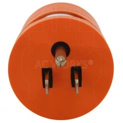 15 Amp Plug to Locking 20 Amp L5-20R Female Connector Household Locking Adapter by AC WORKS 13 15 Amp Plug to Locking 20 Amp L5-20R Female Connector Household Locking Adapter by AC WORKS -AC WORKS Shop orange ac works plug adapters ad515l520 4f 1000