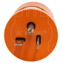 Adapter 5-20P 20 Amp Household Male Plug to Locking L5-20R Female Connectors by AC WORKS 11 Adapter 5-20P 20 Amp Household Male Plug to Locking L5-20R Female Connectors by AC WORKS -AC WORKS Shop orange ac works plug adapters ad520l520 d 4f 1000