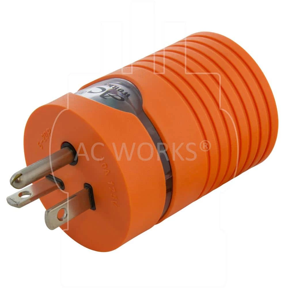 NEMA 5-20P 20 Amp Plug to Locking L5-30R 3-Prong 30 Amp 125-Volt Adapter by AC WORKS 7 NEMA 5-20P 20 Amp Plug to Locking L5-30R 3-Prong 30 Amp 125-Volt Adapter by AC WORKS - Image 5