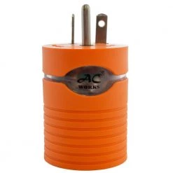 NEMA 5-20P 20 Amp Plug to Locking L5-30R 3-Prong 30 Amp 125-Volt Adapter by AC WORKS 14 NEMA 5-20P 20 Amp Plug to Locking L5-30R 3-Prong 30 Amp 125-Volt Adapter by AC WORKS -AC WORKS Shop orange ac works plug adapters ad520l530 d fa 1000
