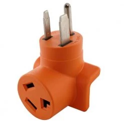 50 Amp Welder Outlet 6-50 Plug to 30 Amp 250-Volt 3-Prong Dryer 10-30 Dryer Adapter by AC WORKS