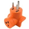 50 Amp 3-Prong 6-50P Welder Plug to 6-20R 20 Amp 250-Volt HVAC Adapter by AC WORKS -AC WORKS Shop orange ac works plug adapters ad650620 64 1000