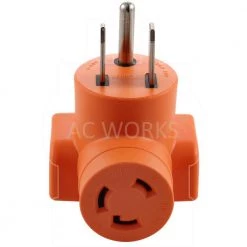 AC Connectors Welder 6-50P Plug to L6-30R 3-Prong 30 Amp 250-Volt Locking Female Adapter by AC WORKS 11 AC Connectors Welder 6-50P Plug to L6-30R 3-Prong 30 Amp 250-Volt Locking Female Adapter by AC WORKS -AC WORKS Shop orange ac works plug adapters ad650l630 1f 1000