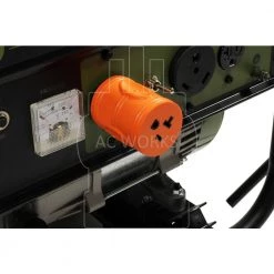 Locking Adapter L14-20P 20 Amp 125/250-Volt 4-Prong Male Plug To 5-15/20R Regular Household 15/20 Amp Female Connector by AC WORKS -AC WORKS Shop orange ac works plug adapters adl1420520 31 1000