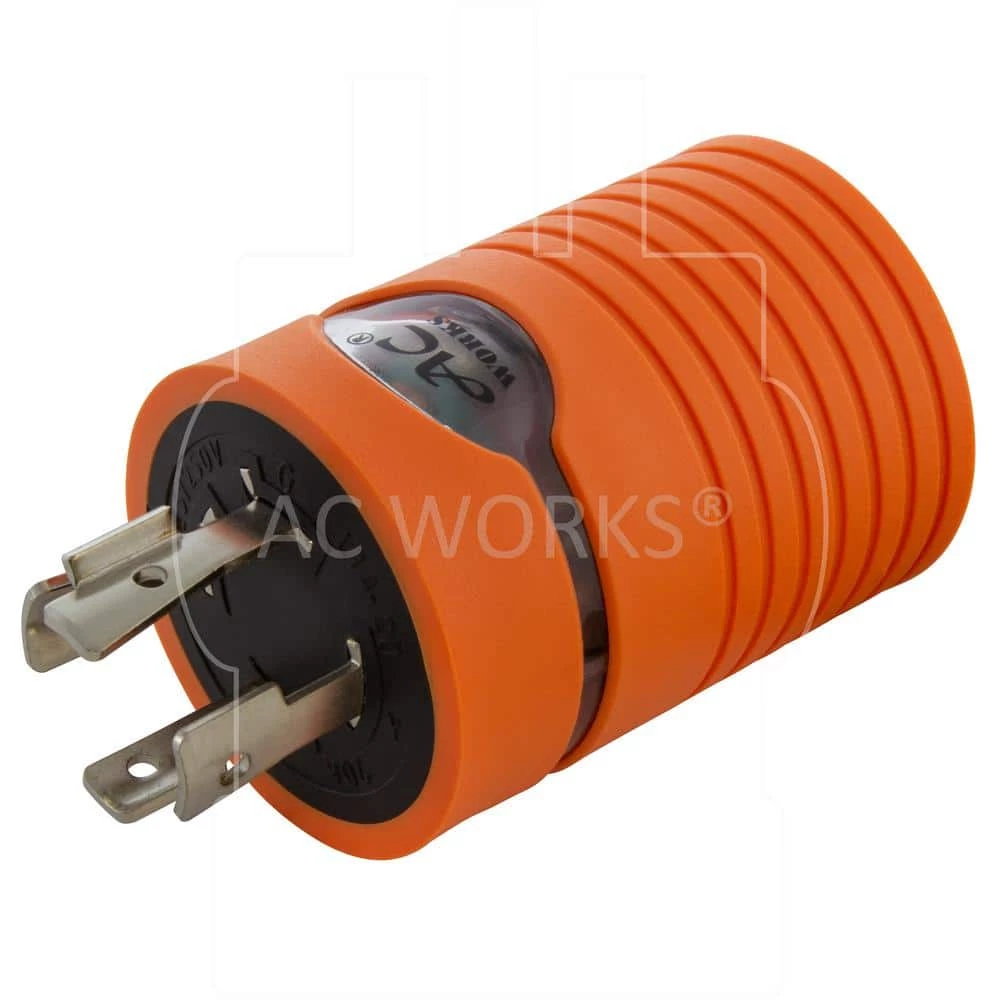 Locking Adapter 20 Amp 4-Prong L14-20P Locking Plug To L14-30R 30 Amp 4-Prong Locking Female Connector by AC WORKS 9 Locking Adapter 20 Amp 4-Prong L14-20P Locking Plug To L14-30R 30 Amp 4-Prong Locking Female Connector by AC WORKS - Image 7