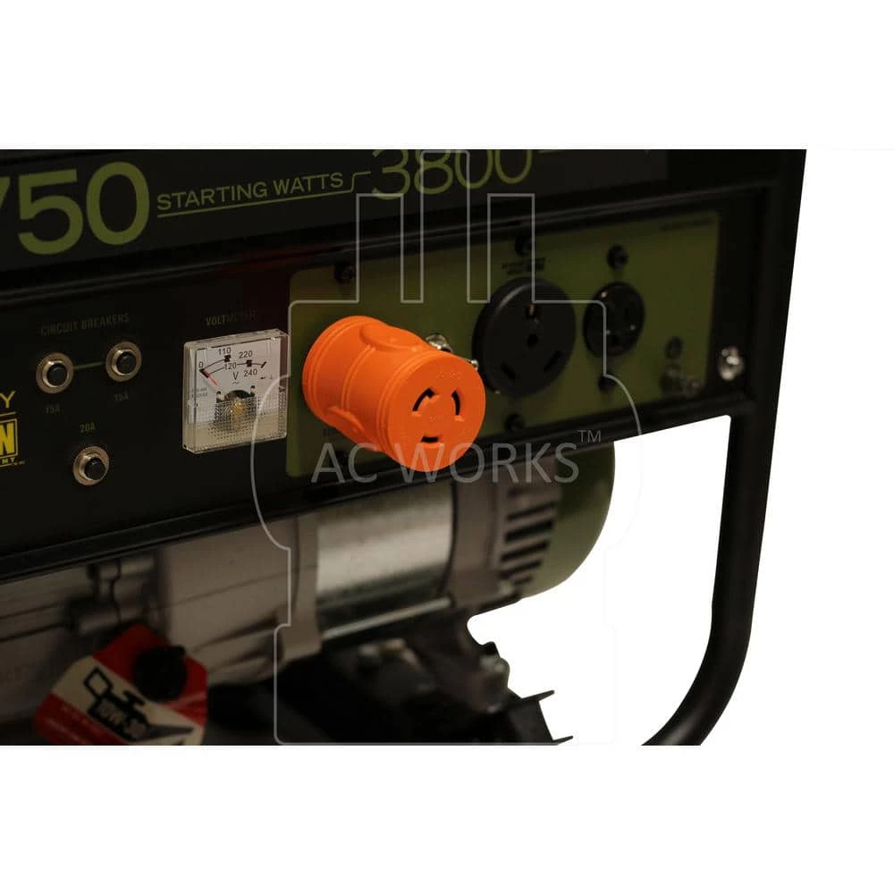 Locking Adapter 4-Prong 20 Amp 125/250-Volt NEMA L14-20P Locking Plug To L6-20R 20 Amp 250-Volt Locking Female Connector by AC WORKS 8 Locking Adapter 4-Prong 20 Amp 125/250-Volt NEMA L14-20P Locking Plug To L6-20R 20 Amp 250-Volt Locking Female Connector by AC WORKS - Image 6