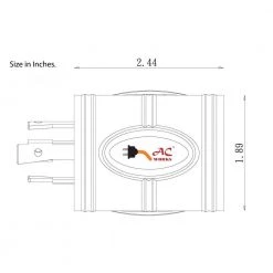 Locking Adapter 4-Prong 20 Amp 125/250-Volt NEMA L14-20P Locking Plug To L6-20R 20 Amp 250-Volt Locking Female Connector by AC WORKS 12 Locking Adapter 4-Prong 20 Amp 125/250-Volt NEMA L14-20P Locking Plug To L6-20R 20 Amp 250-Volt Locking Female Connector by AC WORKS -AC WORKS Shop orange ac works plug adapters adl1420l620 44 1000