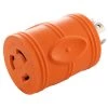 Locking Adapter 4-Prong 20 Amp 125/250-Volt NEMA L14-20P Locking Plug To L6-20R 20 Amp 250-Volt Locking Female Connector by AC WORKS 1 Locking Adapter 4-Prong 20 Amp 125/250-Volt NEMA L14-20P Locking Plug To L6-20R 20 Amp 250-Volt Locking Female Connector by AC WORKS -AC WORKS Shop orange ac works plug adapters adl1420l620 64 1000