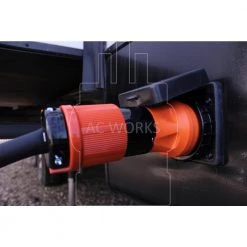 AC Connectors Adapter NEMA L14-20P 4-Prong 20 Amp Generator Locking Plug to RV/Marine 50 Amp Inlet by AC WORKS -AC WORKS Shop orange ac works plug adapters adl1420ss2 31 1000