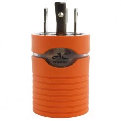 30 Amp 4-Prong 125/250-Volt L14-30P Plug to L14-20R 20 Amp 4-Prong 125/250-Volt Connector by AC WORKS -AC WORKS Shop orange ac works plug adapters adl1430l1420 d fa 1000